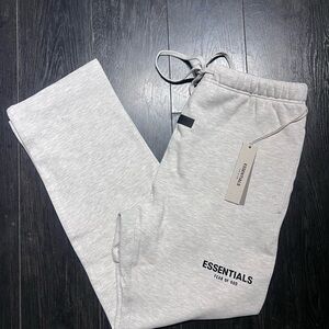 Fear of God Essentials Light Gray Sweatpants